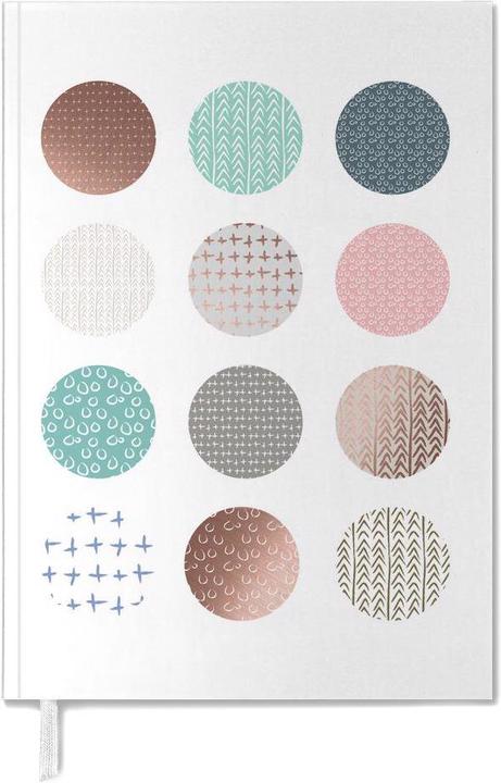 Produktbild Juniqe Bronze Pattern Dots - Abstrakt & Geometrisch (A5, Englisch)