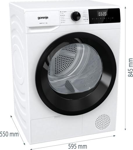 Image du produit Gorenje DHNE82 (8 kg, Droite)