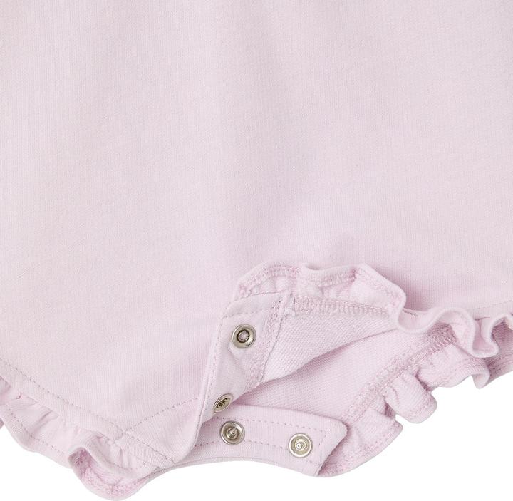 Produktbild Vertbaudet Bio-Kollektion: Mädchen Baby-Set aus Kurzoverall und Haarband (74)