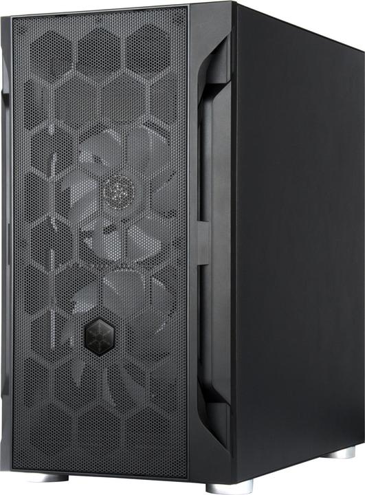 Actual product image Silverstone Fara H1M Pro Micro-ATX Case - Tempered Glass, ARGB (mATX, Mini-ITX, Mini-DTX)