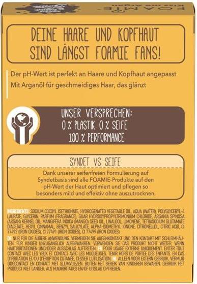 Immagine prodotto Foamie Kiss Me Argan Shampoo solido (80 ml, Shampoo solido)