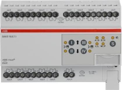 Image du produit ABB Stotz & Kontakt SAH/S16.6.7.1 Acteur de commutation/de stores, 16x, 6 A, REG SAH/S16.6.7.1 (Actionneur de volet)