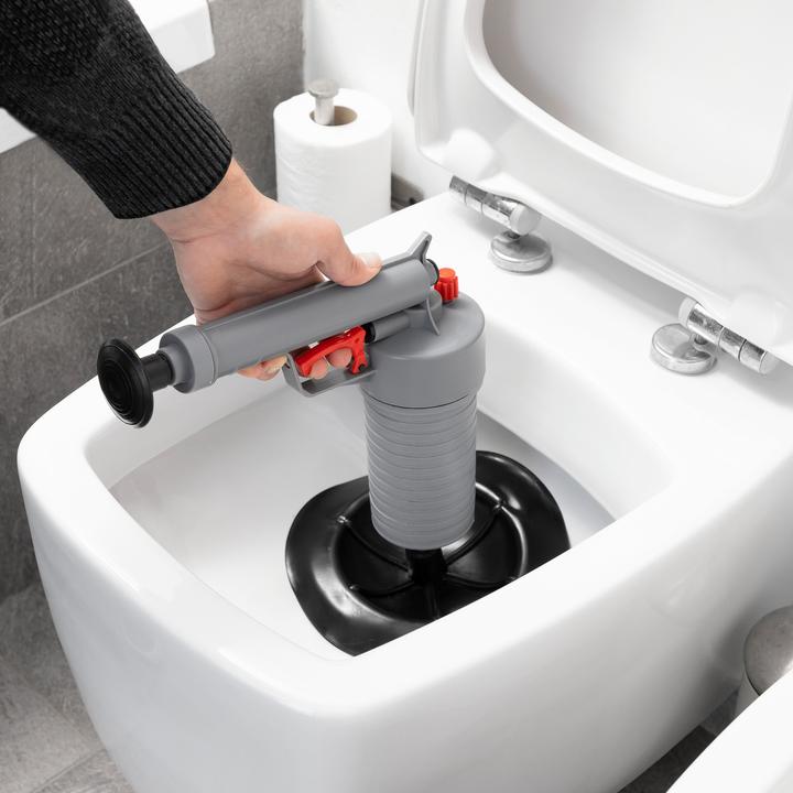 Immagine prodotto InnovaGoods Pistola ad aria compressa universale per la pulizia degli scarichi, con adattatori KlinGun
