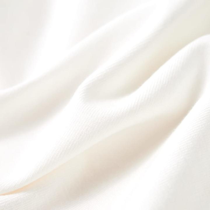 Image du produit VidaXL T-shirt enfant Ecru 140,Matière : 95% coton. 5 (140)