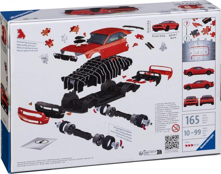 Produktbild Ravensburger Dodge Challenger R/T Scat Pack Widebody (108 Teile)