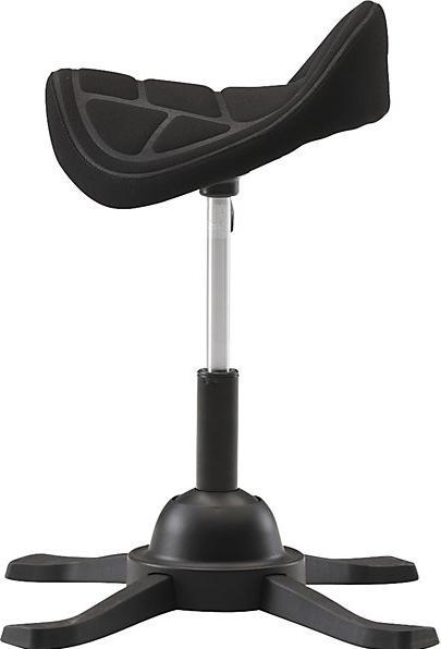 Actual product image kaiserkraft Saddle swivel stool, self-balancing