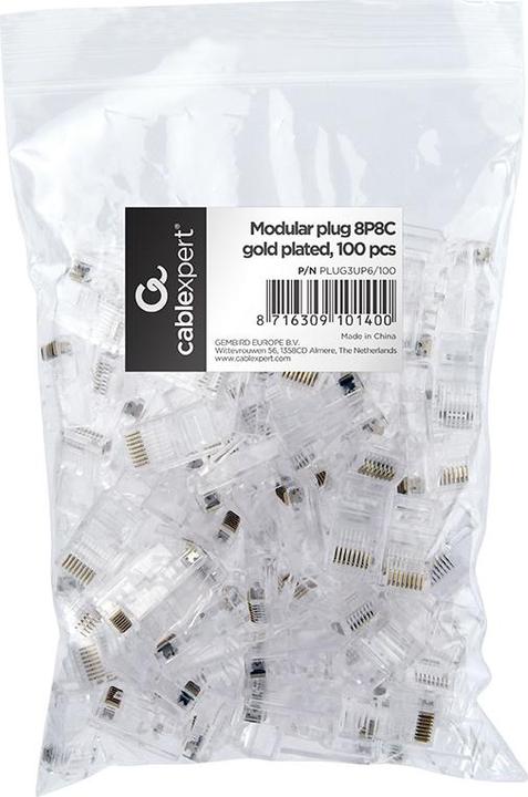 Immagine prodotto Cablexpert PLUG3UP6/100 Connettore a filo 1