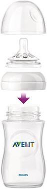 Actual product image Philips Avent Natural glass bottle (240 ml)