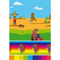 Actual product image Folat Indian table cloth (130 x 180 cm)