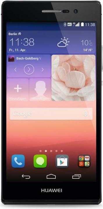 Huawei Ascend P7 (16 GB, Zwart, 5", 13 Mpx, 4G)