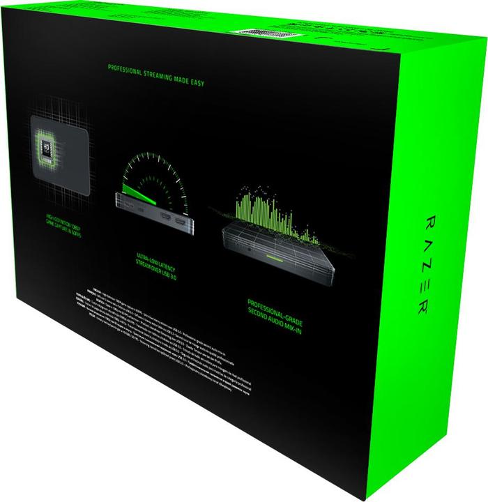 Produktbild Razer Ripsaw Game Capture Card (Xbox Series X, Xbox One S, Xbox Series S, PC, PS3, PS4, Wii U, Xbox 360, Xbox One X)