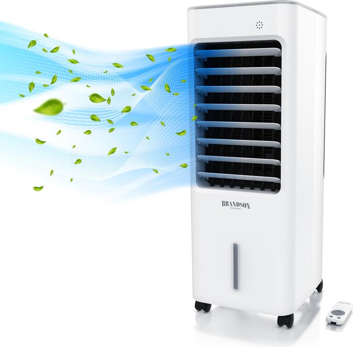Immagine prodotto Brandson Ventilatore a torre con raffreddamento ad acqua, serbatoio dell'acqua da 5 litri, filtro dell'aria (62 dB)