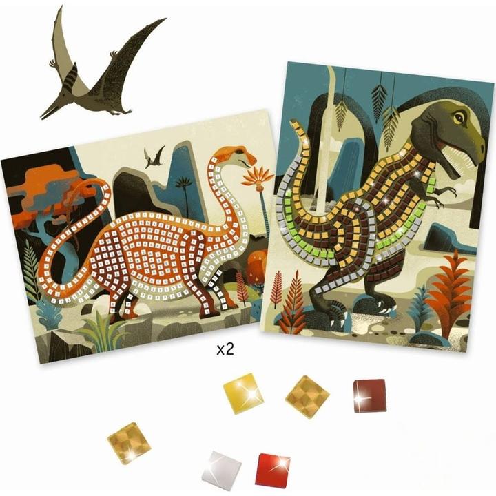 Actual product image Djeco Mosaic dinosaur