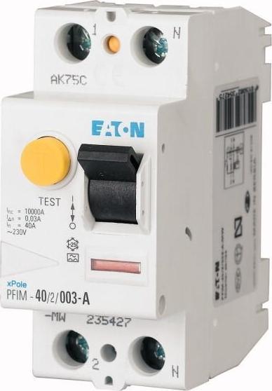 Produktbild Eaton FI-Schalter, 25A, 2p, 30mA, Typ G 235449