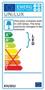 Energie-Label Unilux Travelight (350 lm)