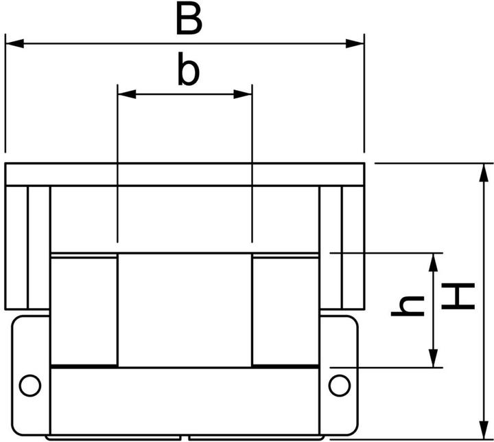 Produktbild OBO Bettermann OBO BSKH 090511 Brandschutzkanal I90/E30 abgehÃ¤ngt, 4-seitig grau (100 cm)