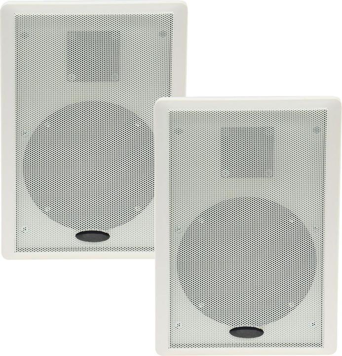 Immagine prodotto Chilitec Altoparlante piatto 17804, 40 W, bianco, 2 pezzi. (Passivo, Coppia)