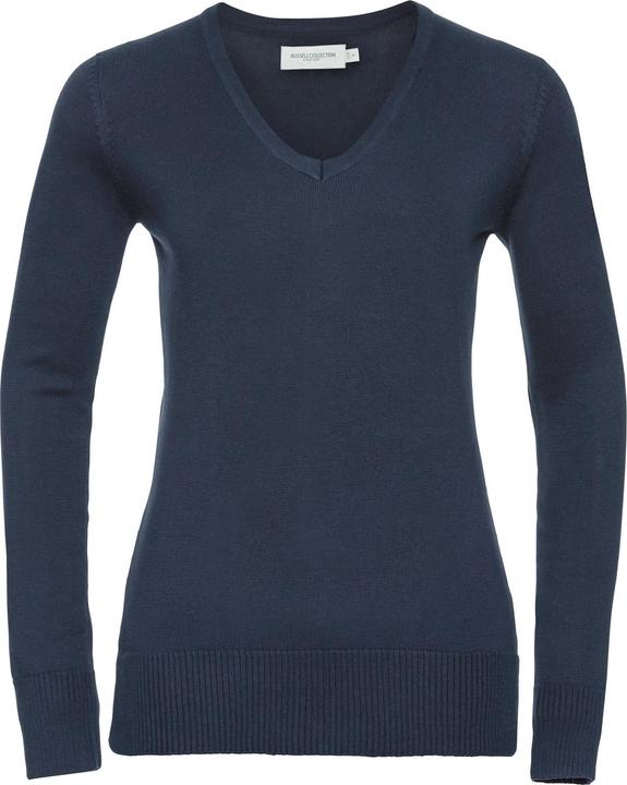 Actual product image Russell Collection knitted jumper with V-neck (XXS)
