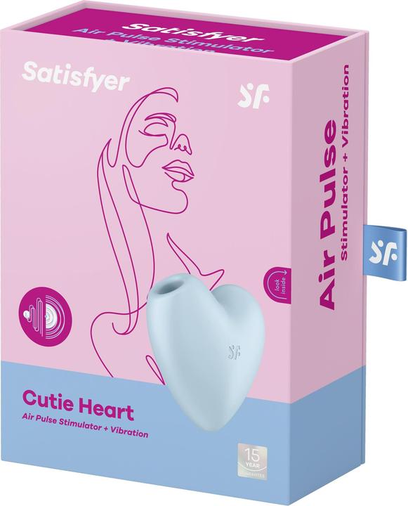 Actual product image Satisfyer Cutie Heart Air Pulse Vibrator