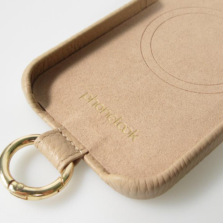 Actual product image PhoneLook Coque Premium cuir véritable de luxe avec lanière en cuir réglable et amovible + MagSafe (Apple iPhone 15 Pro Max)