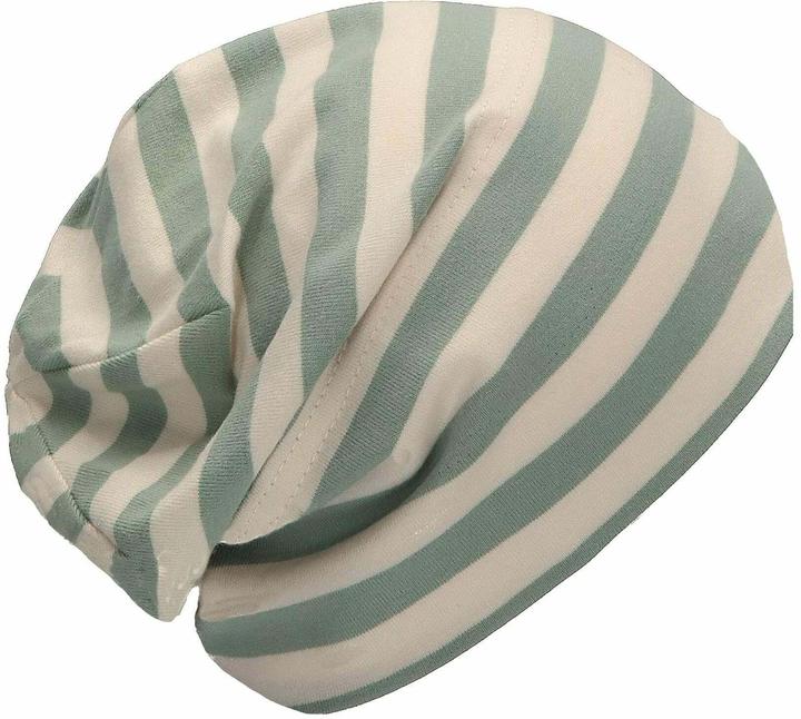Sterntaler Mütze Slouch-Beanie gestreift Grün Gr. 35 (35)