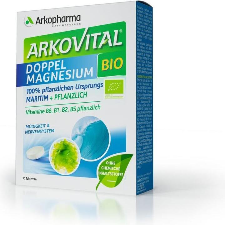 Immagine prodotto Arkopharma Arkomag Bio Doppelmagnesium (30 Pezzo/i, Pillole, 48 g)