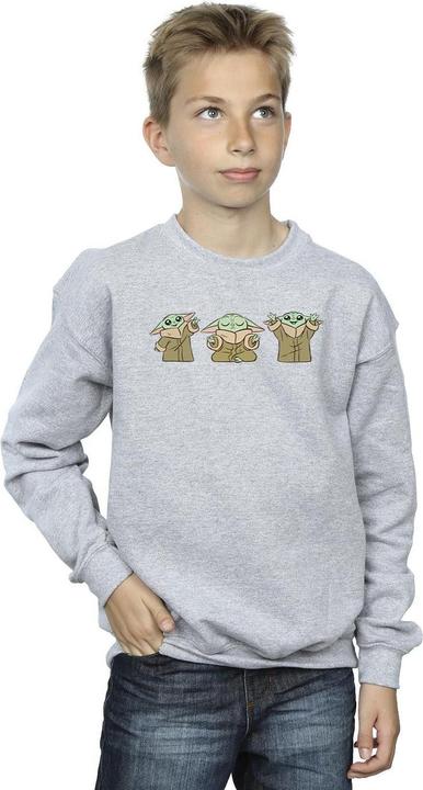 Produktbild Star Wars The Mandalorian Grogu Poses Sweatshirt Jungen (140, 146)