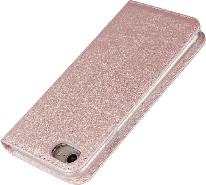 Immagine prodotto Cover-Discount iPhone SE / 8 / 7 - Custodia Flip con texture seta rosa (Apple iPhone 7, Apple iPhone 8)