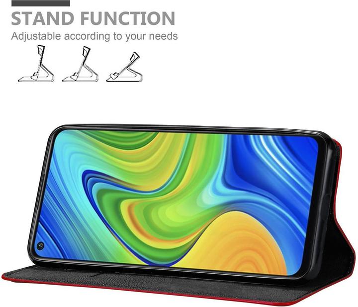 Productafbeelding Cadorabo Boek Onzichtbare Magneethoes (Xiaomi Redmi Note 9)