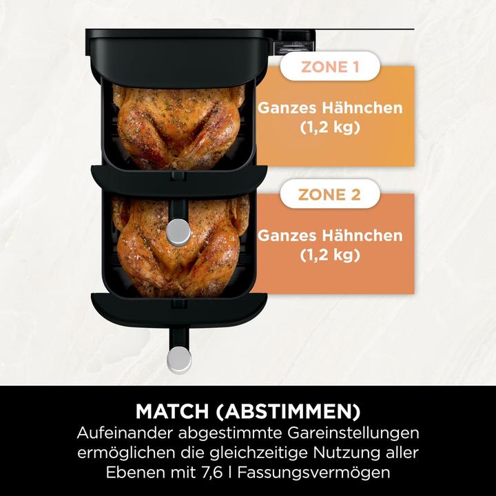 Productafbeelding Ninja Heteluchtfriteuse met dubbele stapel, 7,6 liter