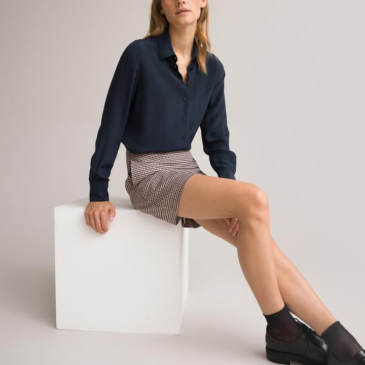 Image du produit La Redoute Collections Blouse en soie à manches longues (42)