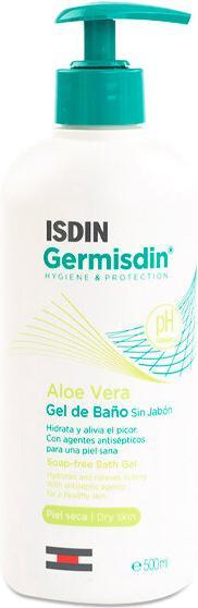 Immagine prodotto Isdin Germisdin Aloe Vera Gel da bagno senza sapone 500ml (Sapone, 500 ml)