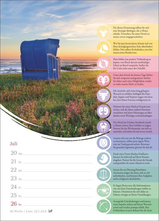 Actual product image Harenberg Horoskope Wochenkalender 2026 - Wochenkalender mit Prognosen für alle Sternzeichen (German)