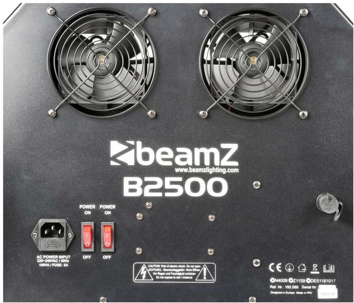 Actual product image BeamZ B2500 (Bubble machine)