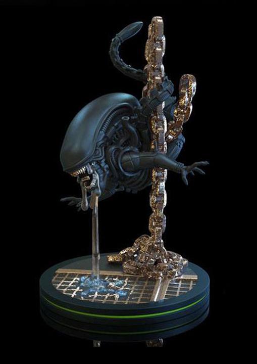Actual product image Quantum Mechanix Alien figurine Q-Fig Xenomorph 13 cm