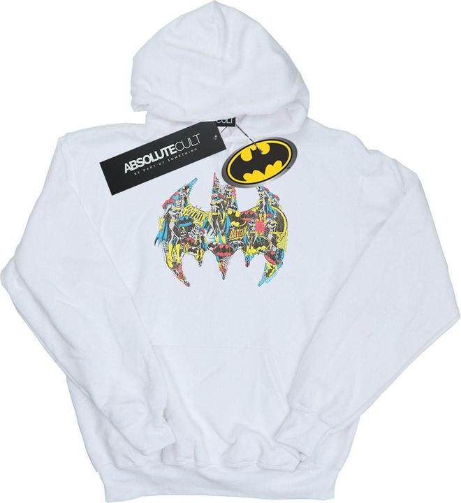 Image du produit - Sweat à capuche BATMAN BATGIRL LOGO COLLAGE - Fille (116)