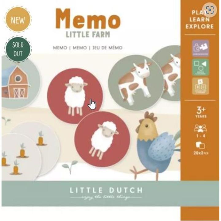 Produktbild Little Dutch Memo Little Farm FSC