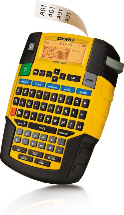 Produktbild Dymo Rhino 4200 Azerty 19mm PB1 FR/BE (180 dpi)