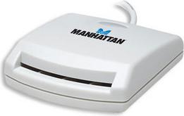 Manhattan Smartcardlezer - USB - wit (USB)