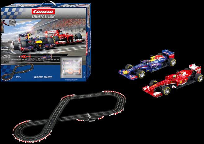 Carrera D132 Race Duel 6.9 m Red Bull RB9 Ferrari F138