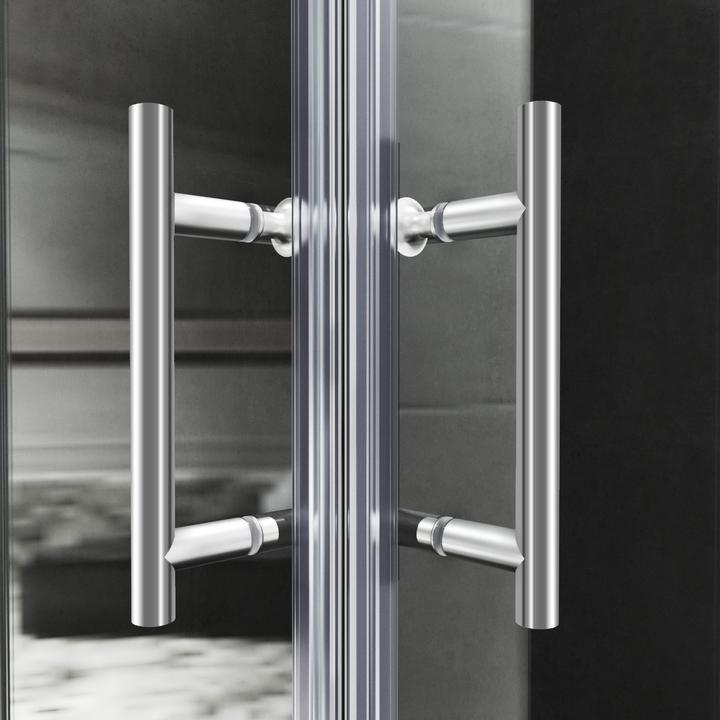 Immagine prodotto SONNI Cabina doccia angolare 120*90*185 cm, senza piatto doccia (120 cm, 90 cm, 185 cm)