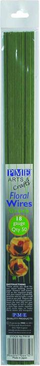 Image du produit PME Fil de fer pour fleurs vert, épaisseur 28 (28 x)