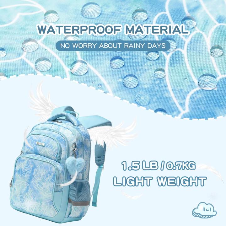 Produktbild Only-Bags.Store Schulrucksäcke, Kinderrucksäcke mit Brustgurt für Kinder, Grundschulrucksack mit grosser Kapazität