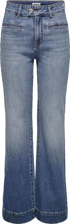 Only ONLJUICY Hohe Taille Weiter Beinschnitt Jeans Jeans mit weitem Bein (W27/L32)