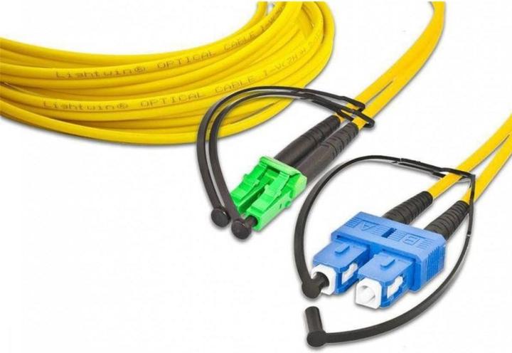 Image du produit Lightwin Câble de raccordement FO duplex (CAT6, 1 m)