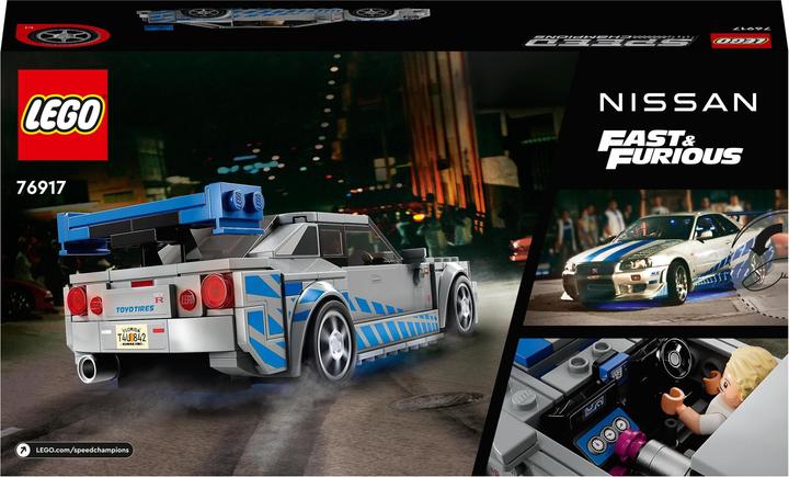 Immagine prodotto LEGO 2 Fast 2 Furious - Nissan Skyline GT-R (R34) (76917, LEGO Speed Champions)