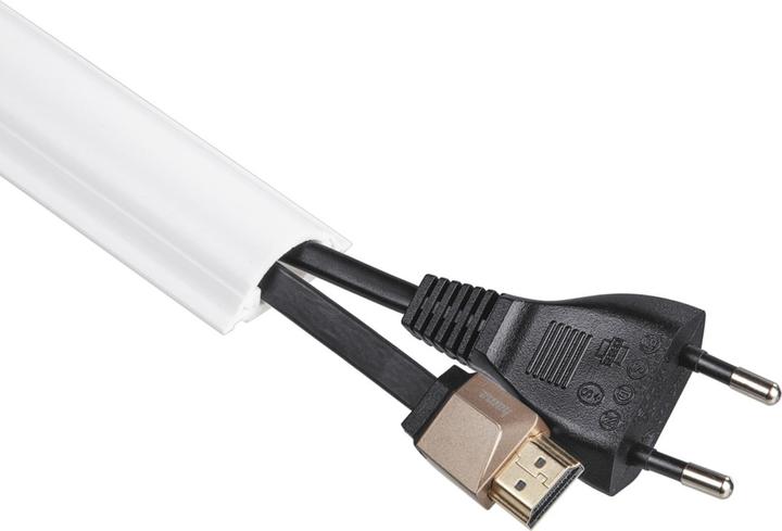 Produktbild Hama PVC-Kabelkanal, halbrund (Kabelkanal, 100 cm)