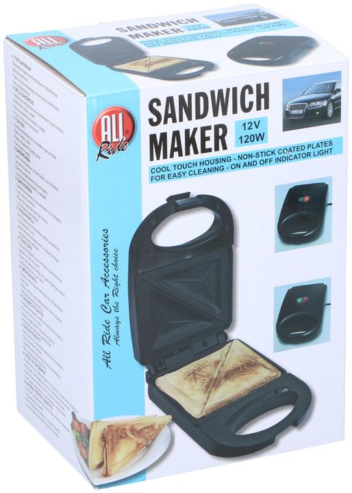 Actual product image Multistore 2002 Sandwich Maker 12V, Black