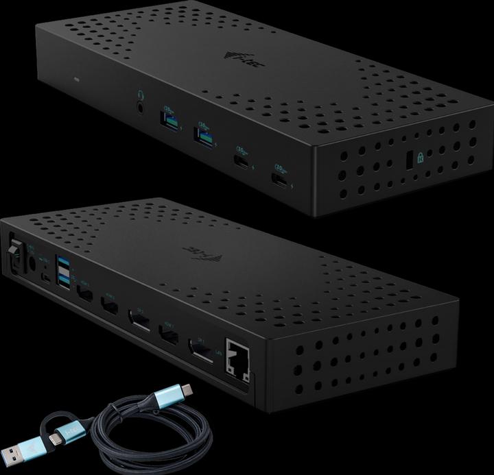 Produktbild i-tec Catriple4kdockpd2ch (USB-C, 13 Ports)
