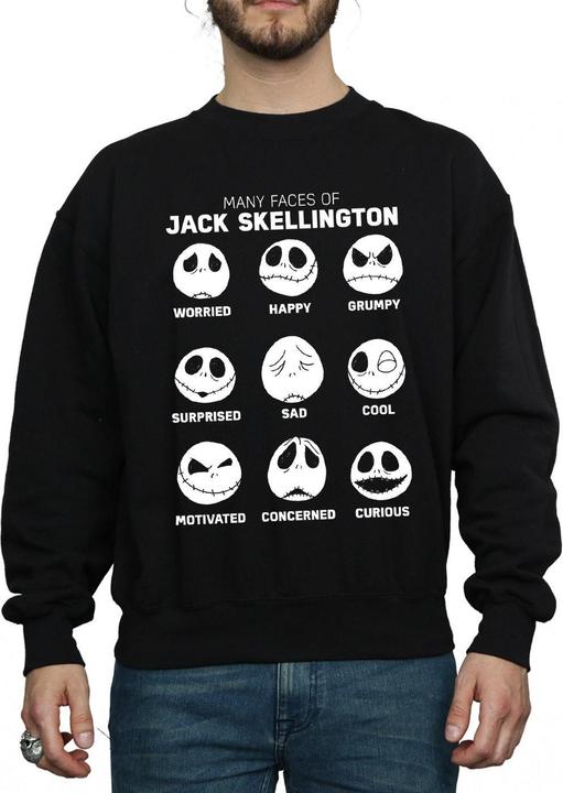Produktbild Disney Nightmare Before Christmas The Many Faces Of Jack Sweatshirt (L)